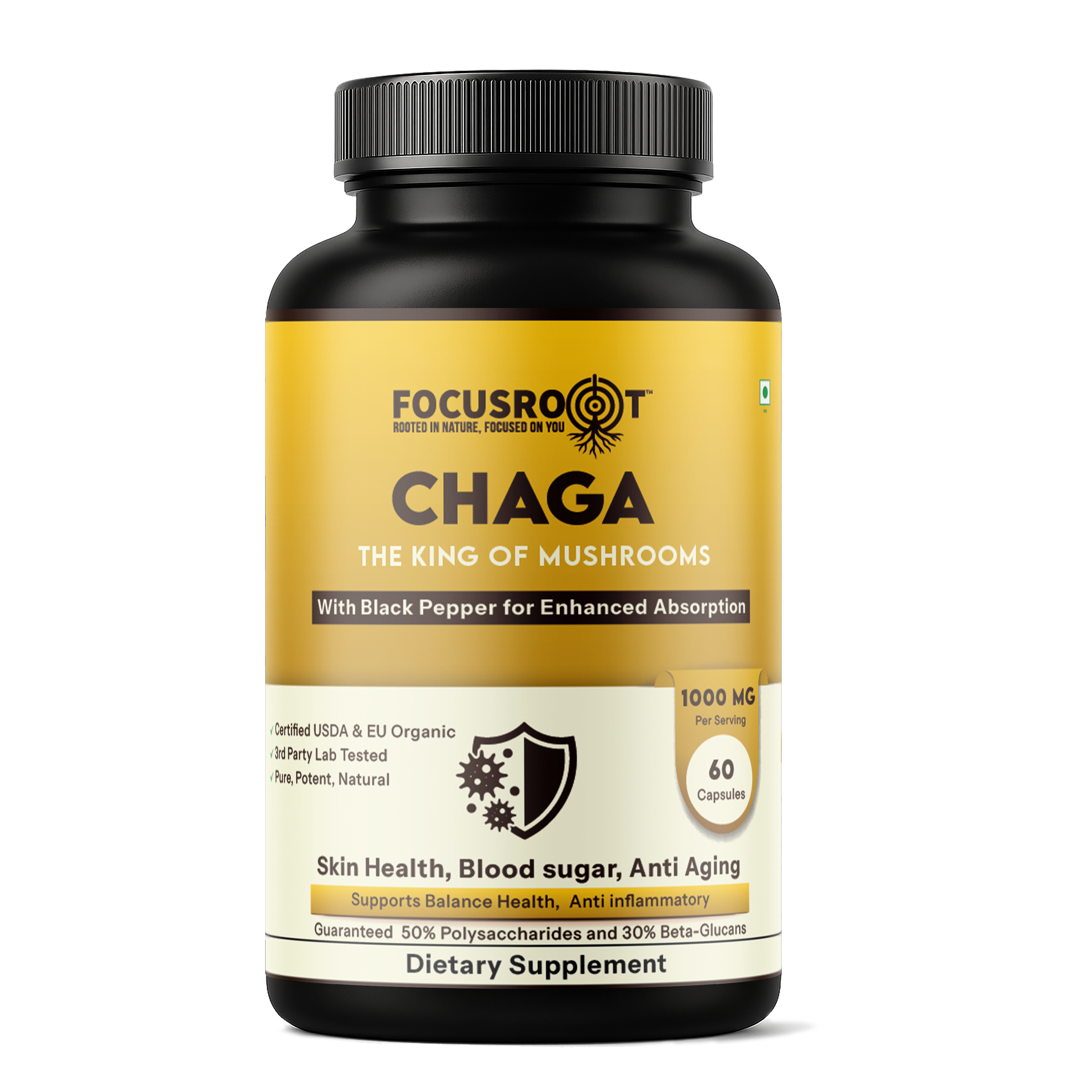 Chaga Mushroom Extract Capsules